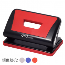 得力二孔打孔机 两孔双孔打孔机 打孔器 文具打洞机打洞器带标尺0103可装订10张
