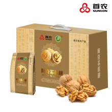 首农新疆阿克苏薄皮核桃礼盒装1500g原味纸皮核桃特产干果零食