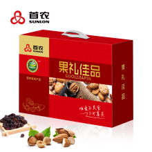 首农果礼佳品干果礼盒B款1550g坚果炒货零食春节年货礼品团购优惠