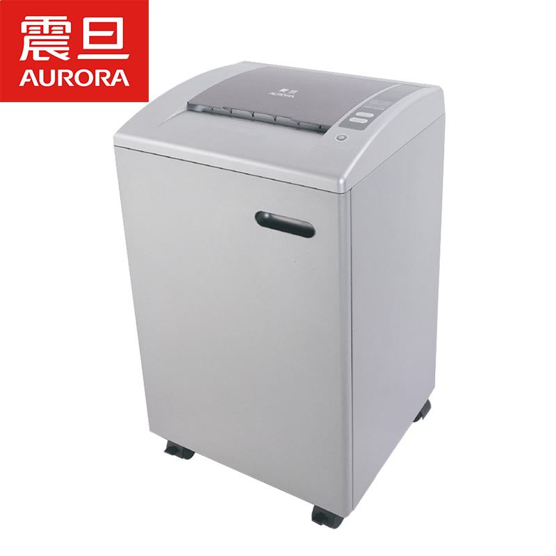 震旦（AURORA）AS158CD专业级碎纸机（碎卡碎CD/5级保密/静音设计/单次碎15张)灰色