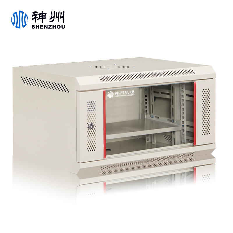  神州机柜 网络机柜墙柜 壁挂式交换机机柜弱电监控小型机柜M64066u壁挂机柜