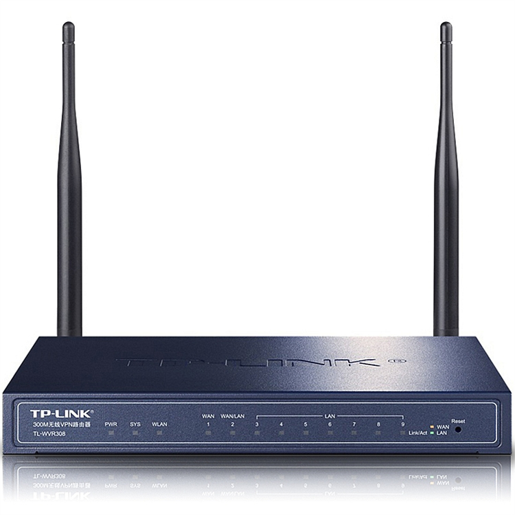 TP-LINK TPWVR308 路由器 300Mbps(单位：个) 黑色