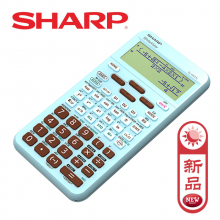夏普（SHARP）EL-W82TL 科学函数计算器标准款 函数机 统计运算天蓝色