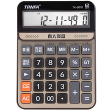 信发（TRNFA) 商务办公语音型计算器 TA-301012位数大屏幕真人发音计算机器TA-3010