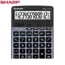 夏普（SHARP）EL-G760012位语音台式计算器商务办公财务会计商城计算真人发音大屏幕计算器EL-G7600BR